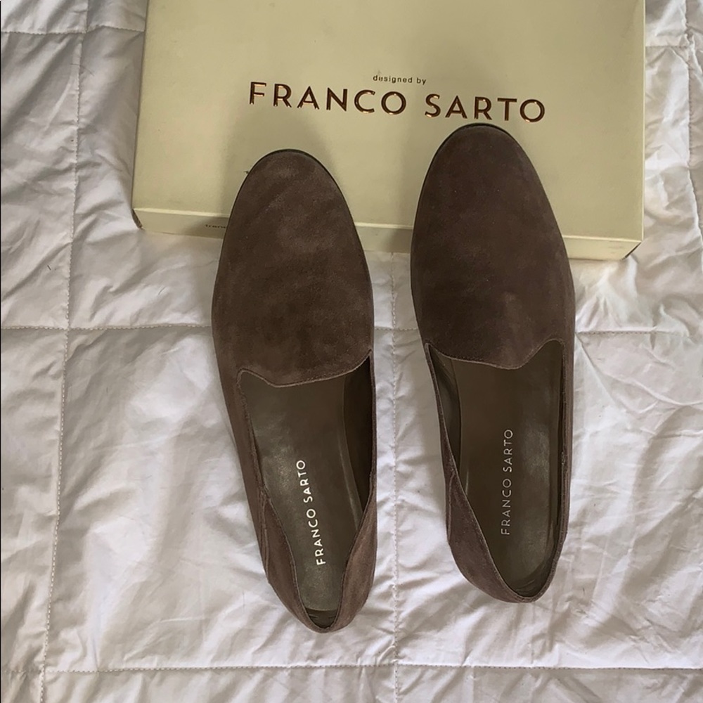Franck Sarto taupe flats size 9 1/2